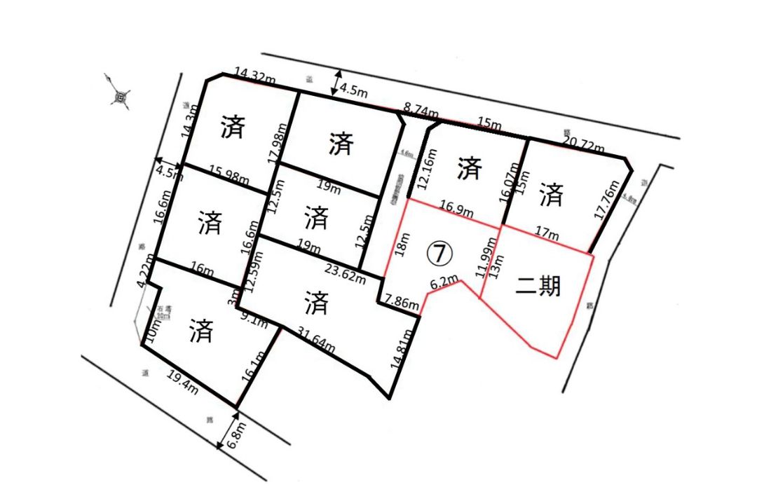 [売地]高崎市箕郷町柏木沢 10区画