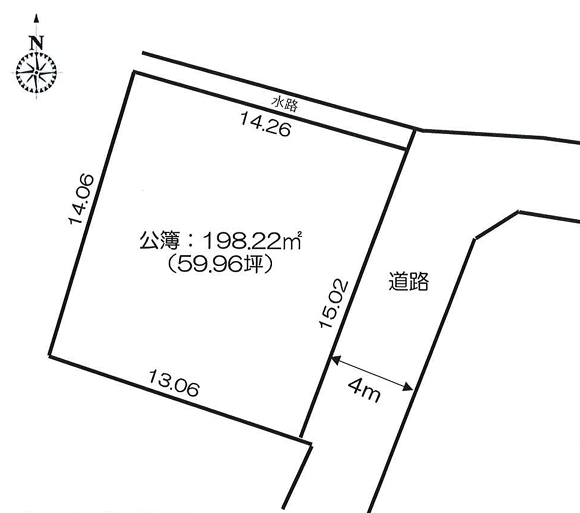  [売地]高崎市石原町5期1区画 198.22㎡(59.96坪)