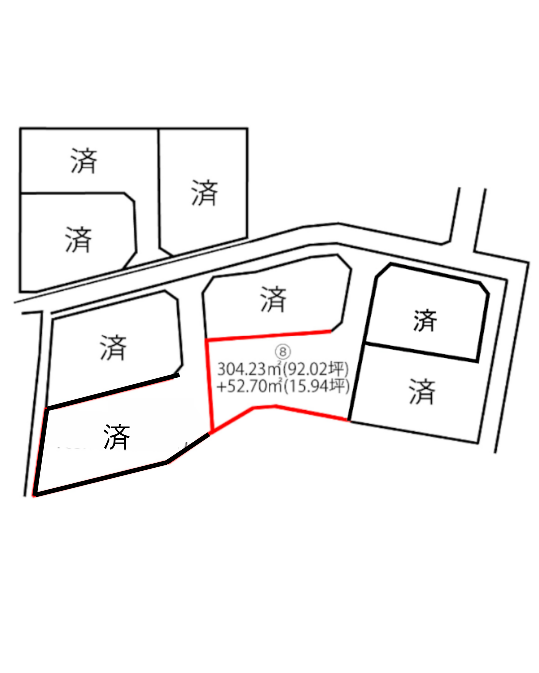 [売地]北群馬郡吉岡町北下　9区画
