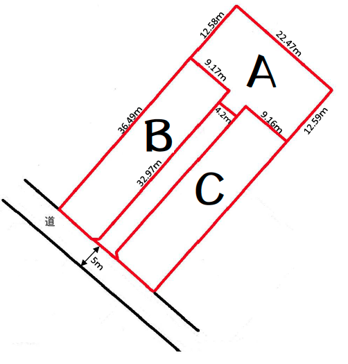 [収益物件]高崎市金古町 3区画